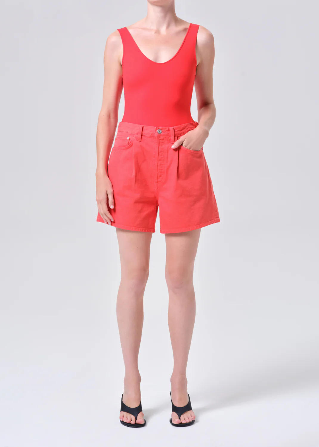 Rhoda Pleated A-Line Short in Carnival