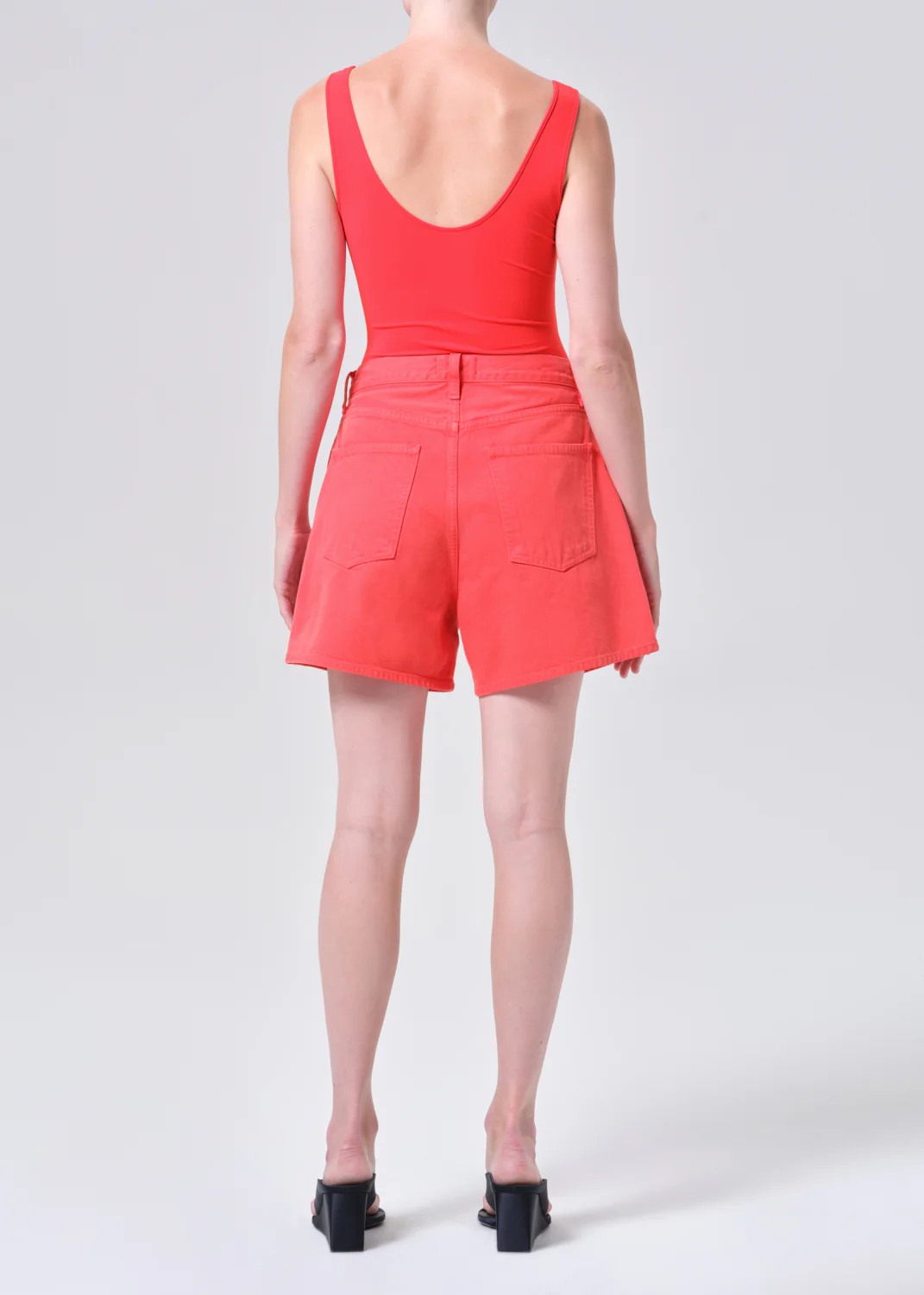 Rhoda Pleated A-Line Short in Carnival - Image 2