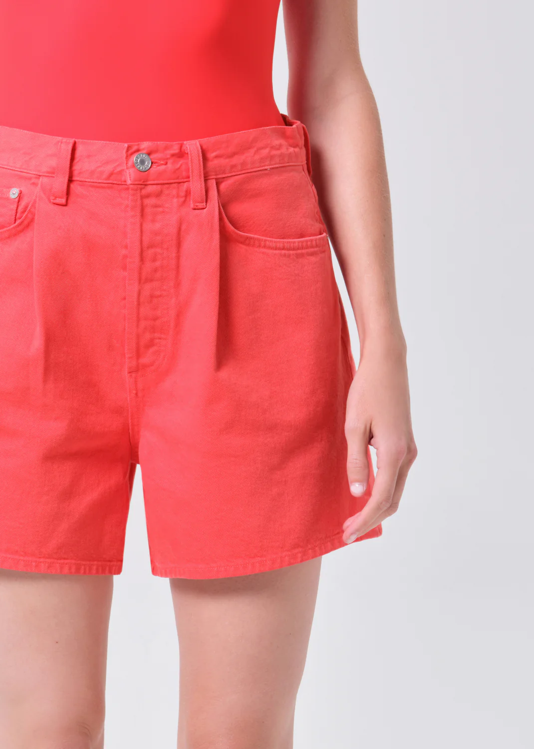 Rhoda Pleated A-Line Short in Carnival - Image 5