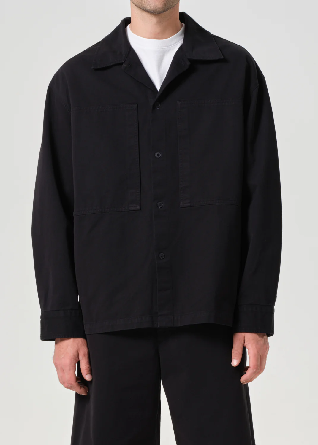 Rhode Overshirt in Black - Image 2