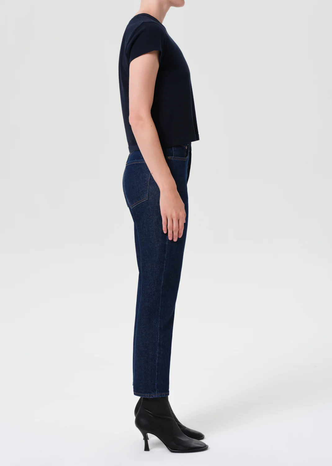 Riley High Rise Straight Crop (STRETCH) in Reissue - Image 3
