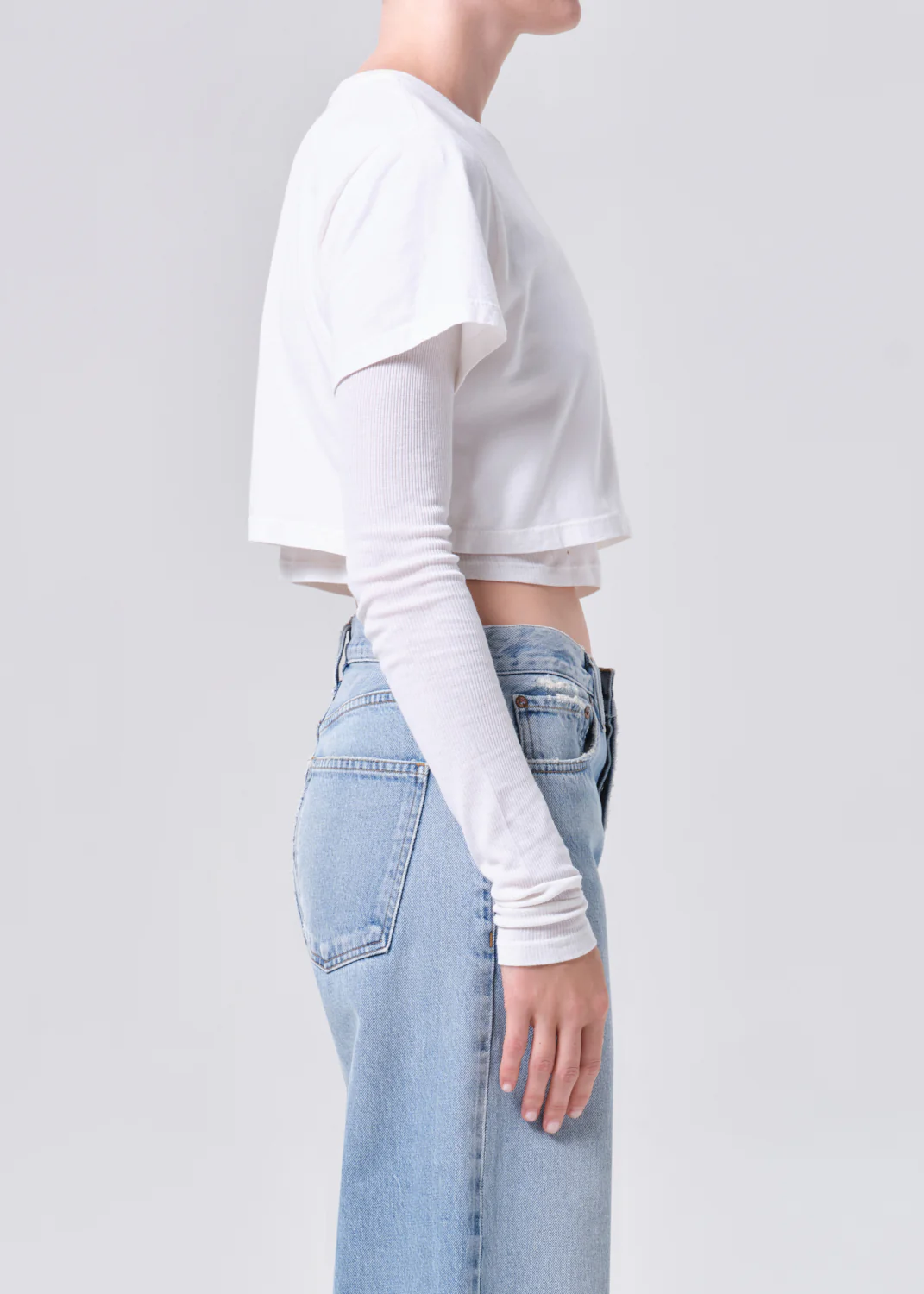 Romily Tee in White Ash - Image 3