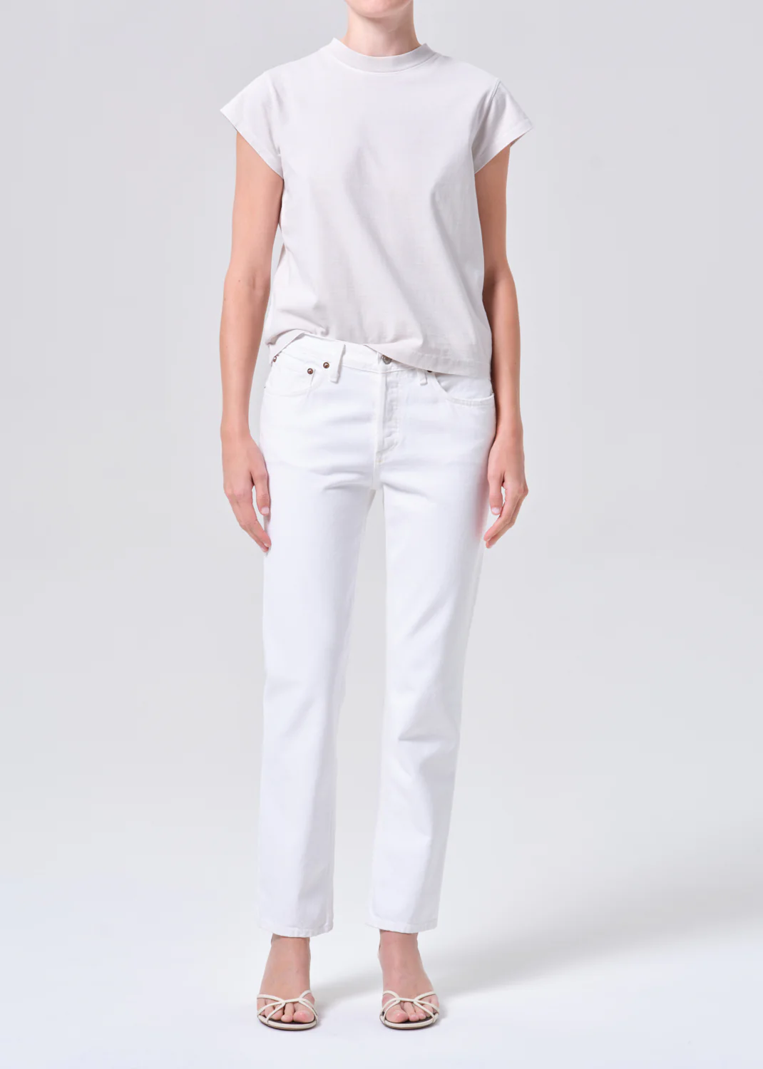 Romney Jean in Marshmallow