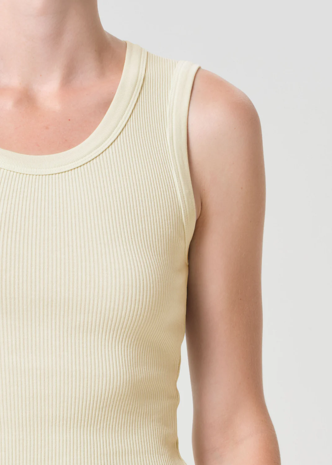 Shrunken Poppy Tank in Lemon Drop - Image 5