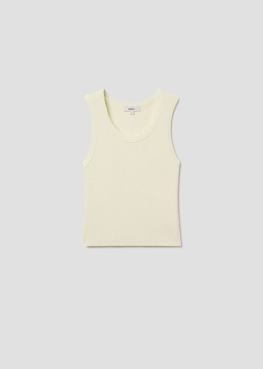 Shrunken Poppy Tank in Lemon Drop - Image 6