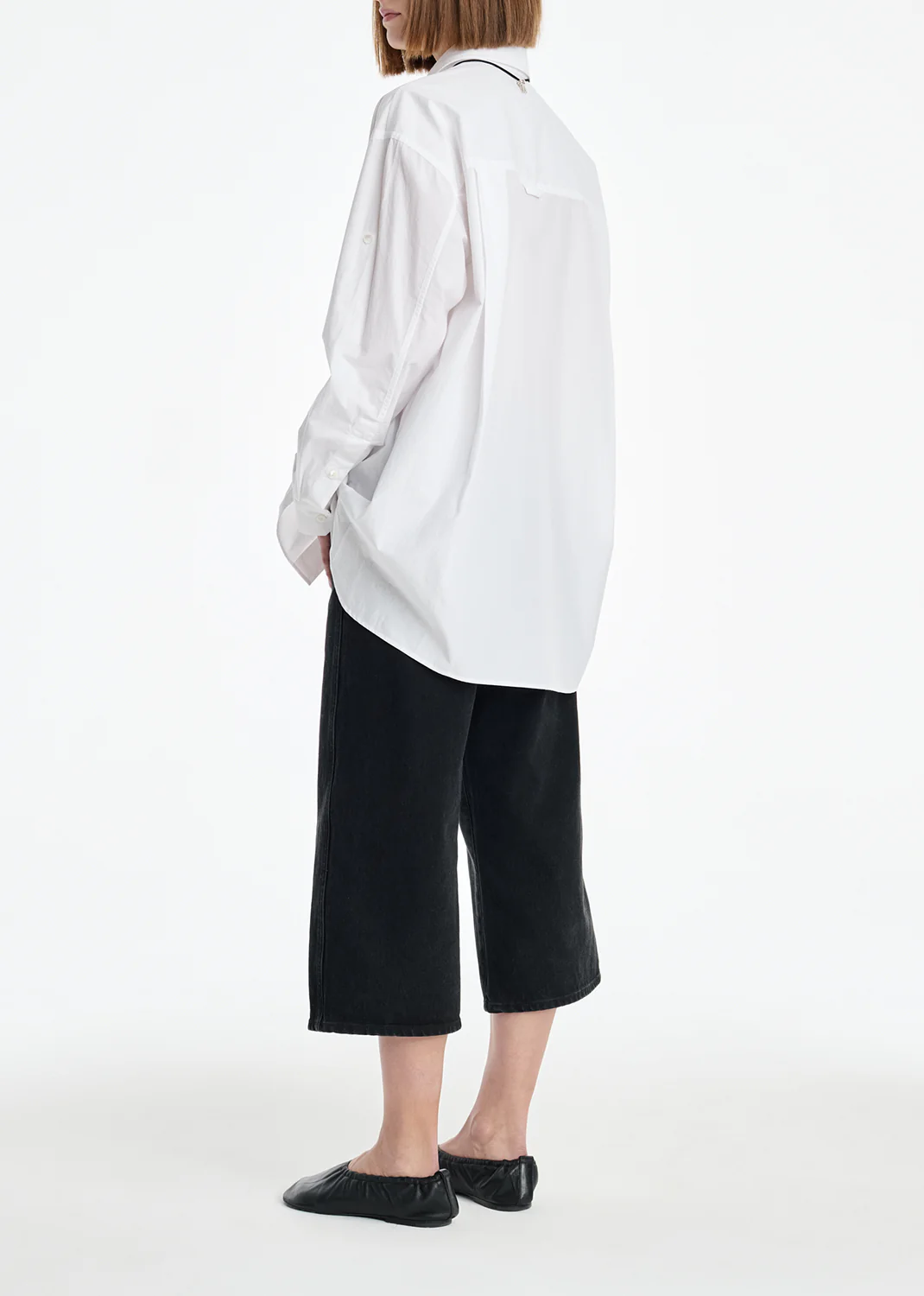 AGOLDE x MARIA MCMANUS Skater Short in Washed Black - Image 4