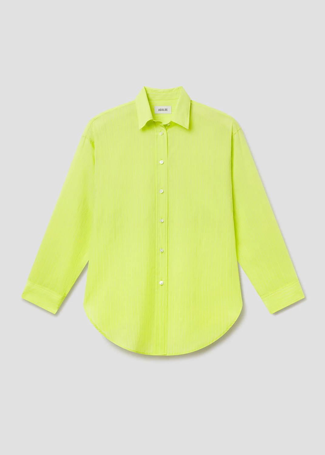 Sona Shirt in Fontana Stripe/Chartreuse - Image 6