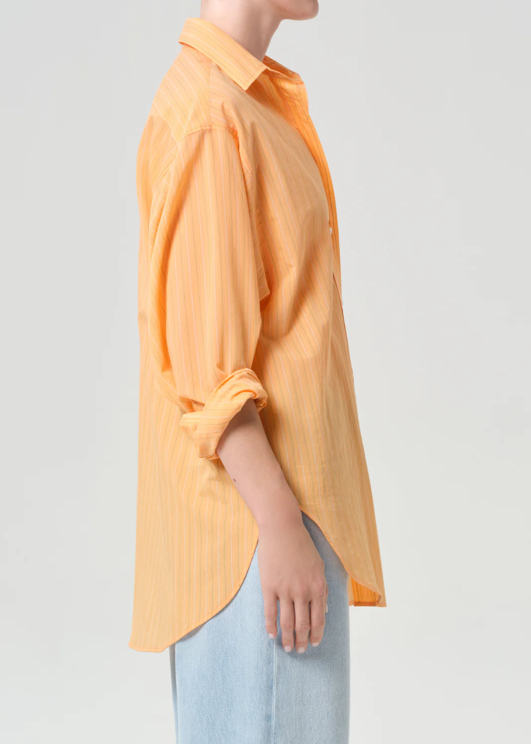 Sona Shirt in Fontana Stripe/Orange Soda - Image 3