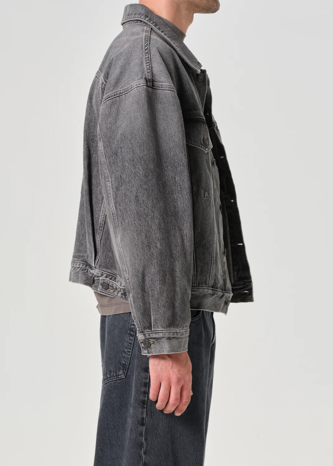Stefano Jean Jacket in Fresh - Image 6