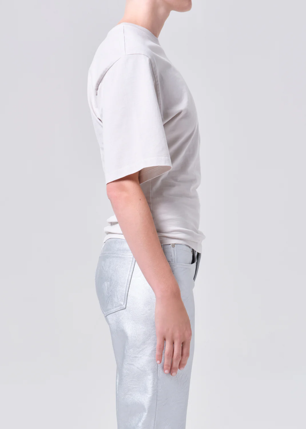 Storey Tee in Bone - Image 3