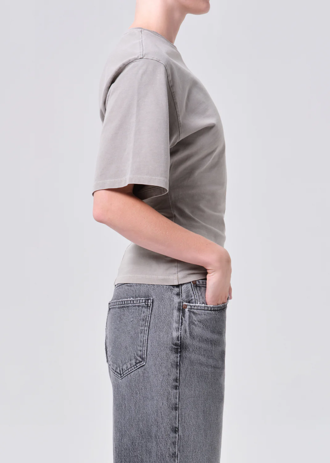 Storey Tee in Drab - Image 3