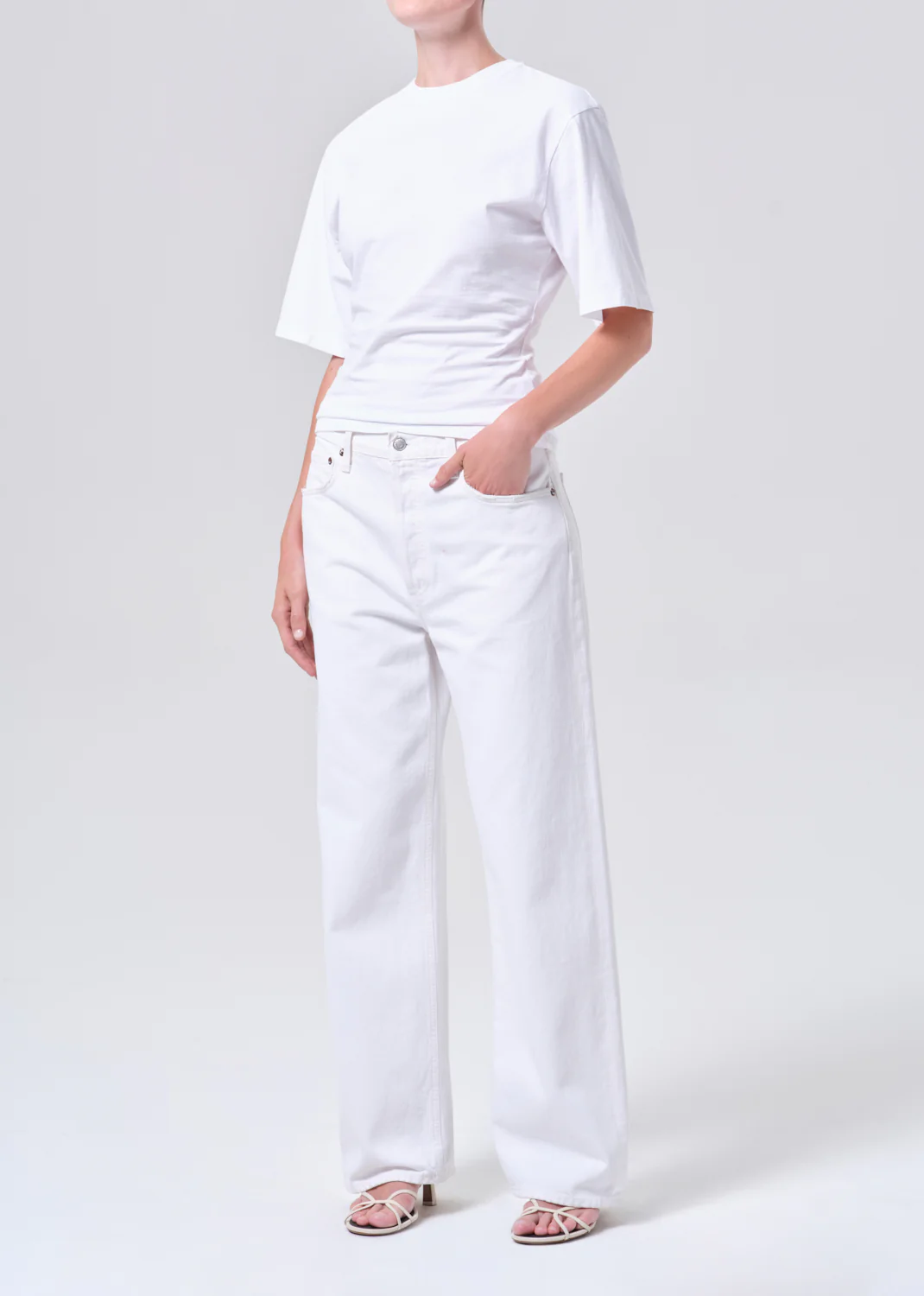 Storey Tee in White - Image 4