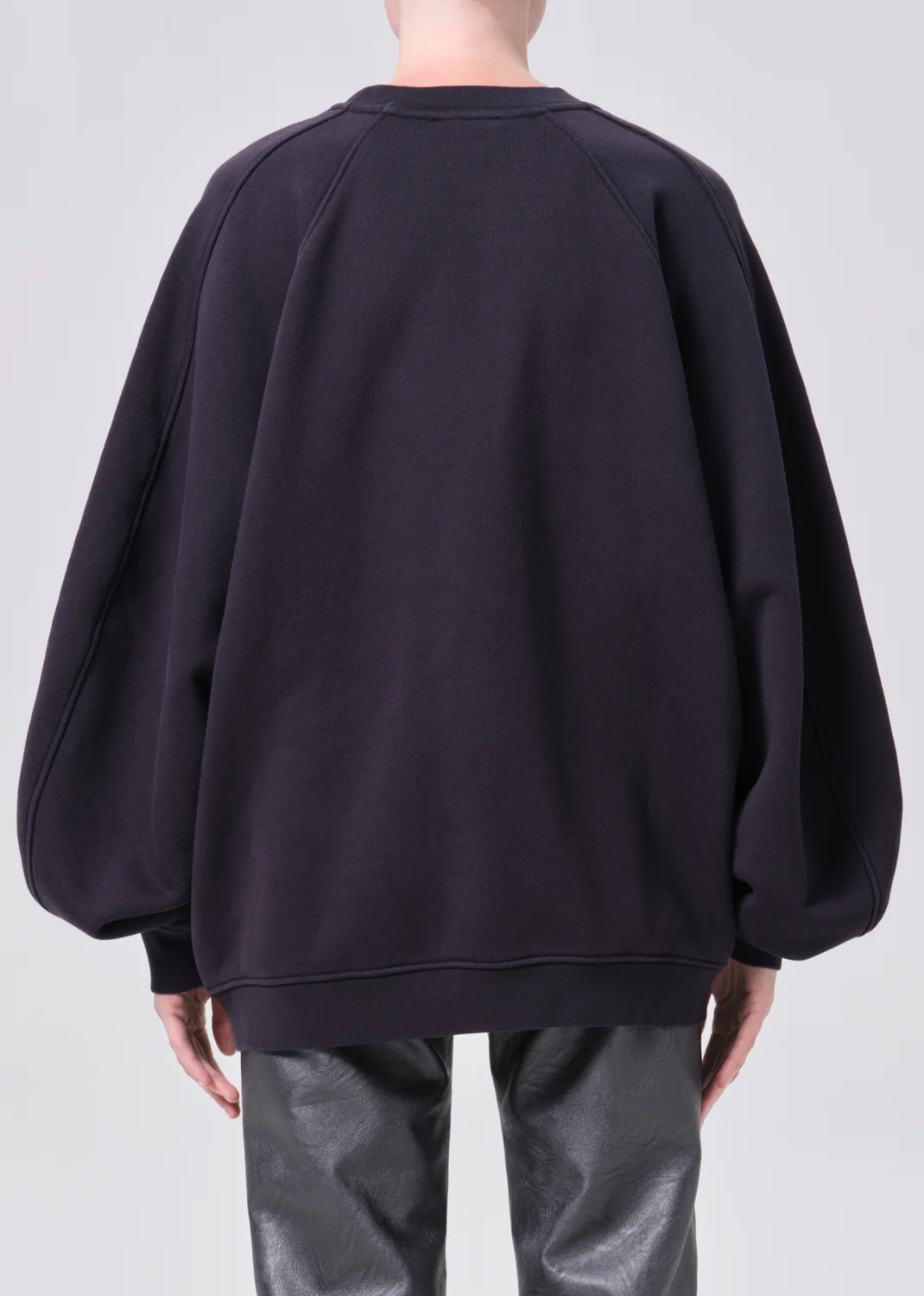 Valma Sweatshirt in Washed Black - Image 4