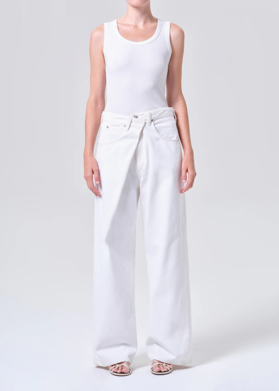Vana Fold Jean in Milkshake