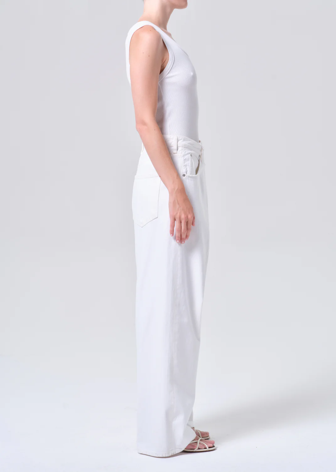 Vana Fold Jean in Milkshake - Image 2