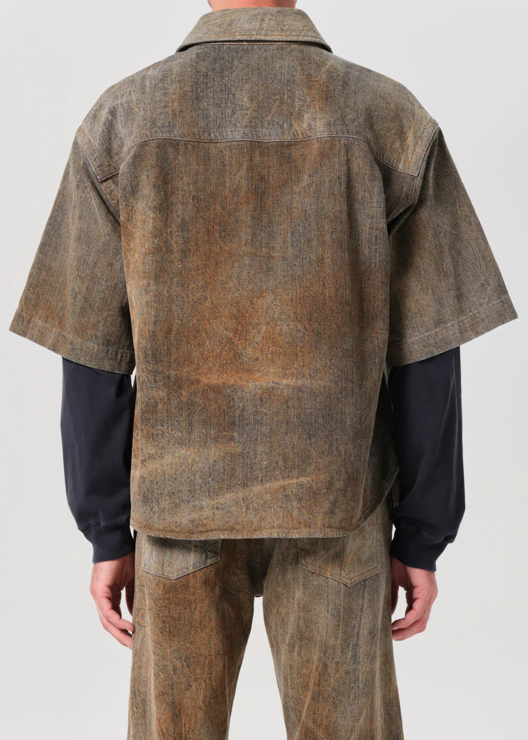 Watson Shirt (Comfort Stretch) in Bark - Image 4